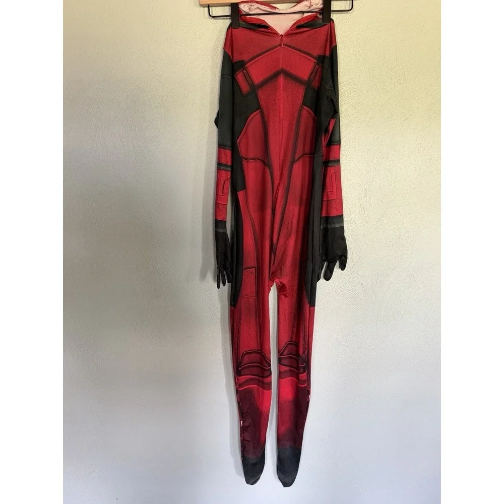 Cosplay Deadpool Halloween superhero cosplay jumpsuit adult large superhero hood